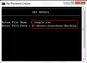 open rar file without password